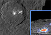 Recent hydrothermal activity may explain Ceres' brightest area